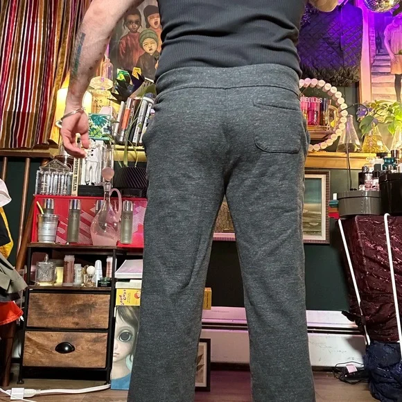Men's polo Ralph  Lauren Gray Sweatpants - Picture 3 of 13